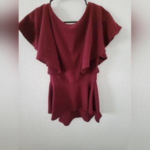 Small Maroon top